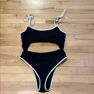 Kendall & Kylie Black and White One Piece